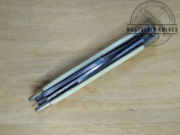 Vintage Frontier Imperial U.S.A. 4132 -Medium Stockman 3 blade Pocket Knife[Used – Mint Cond.] Collectible Knives