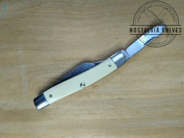 Vintage Frontier Imperial U.S.A. 4132 -Medium Stockman 3 blade Pocket Knife[Used – Mint Cond.] Collectible Knives