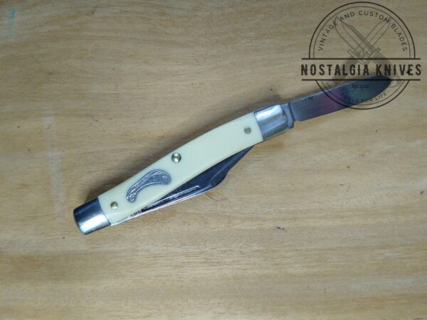 Vintage Frontier Imperial U.S.A. 4132 -Medium Stockman 3 blade Pocket Knife[Used – Mint Cond.] Collectible Knives