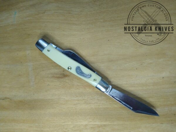 Vintage Frontier Imperial U.S.A. 4132 -Medium Stockman 3 blade Pocket Knife[Used – Mint Cond.] Collectible Knives