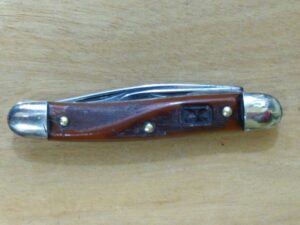 Vintage Anvil Jack-Knife Prov. USA Pat. #3317996 - 2 Blade Pocket Knife [Used - Excellent Cond.]