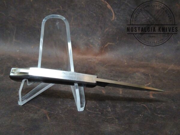 Vintage Klein Tools 44032 Small Single Blade Lock-back pocket knife with Wood Inlay Handle [Used – Mint Cond.] Everyday Carry[EDC]