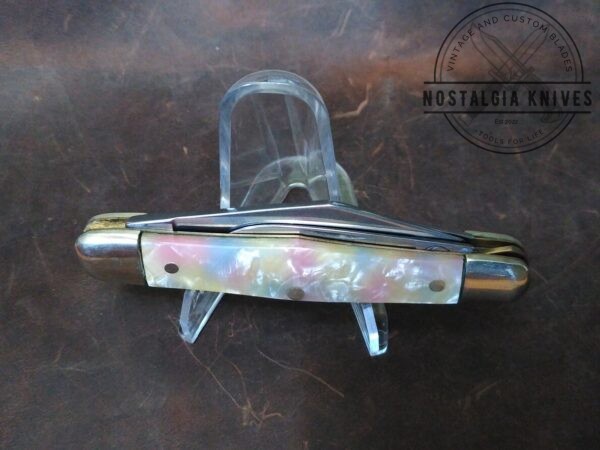 Buck Creek Opalescent Handle Swell Center Whittler 99 – 3 Blade Pocket Knife – Made in Solingen Germany[Unused – Pristine Cond.] Buck Creek boker