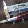 Vintage Böker Solingen Jigged Red Bone Handle Barlow Folding Knife BO493JRB in Original Packaging [Unused - Pristine Mint Cond.]