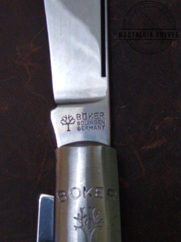 Vintage Böker Solingen Jigged Red Bone Handle Barlow Folding Knife BO493JRB in Original Packaging [Unused – Pristine Mint Cond.] Böker boker