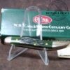 Case XX™ USA - Texas Toothpick Pocket Knife with Jigged Green Bone Handle, in Original Box 610096SS - Yr 2002 [Unused - Pristine Mint Cond.] - Image 4