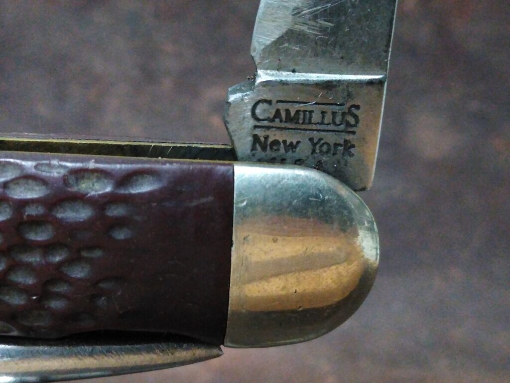 Vintage Camillus Marlin Spike Boating Knife w/Sheepsfoot Blade and ...