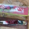 Crowing Rooster - Michael Prater Signature Etched Med. Stockman 3 Blade Pocket Knife with Multi-Color Handle in Orig. Packaging [Unused - Pristine Mint Cond.] - Image 3