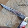 Crowing Rooster - Michael Prater Signature Etched Med. Stockman 3 Blade Pocket Knife with Multi-Color Handle in Orig. Packaging [Unused - Pristine Mint Cond.] - Image 4