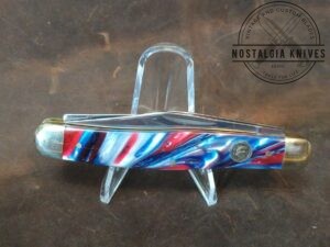 Hen & Rooster™ HR413-STAR - Star Spangled Stockman 3 Blade Pocket Knife - Bertram Cutlery Germany  [Used-Pristine Cond.]