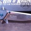 Hen & Rooster HRI-300BL Tasmanian - Contoured G10/Carbon Fiber Handle - Ball Bearing Liner-lock, and Reversible Belt Clip[Unused/NIB] - Image 5