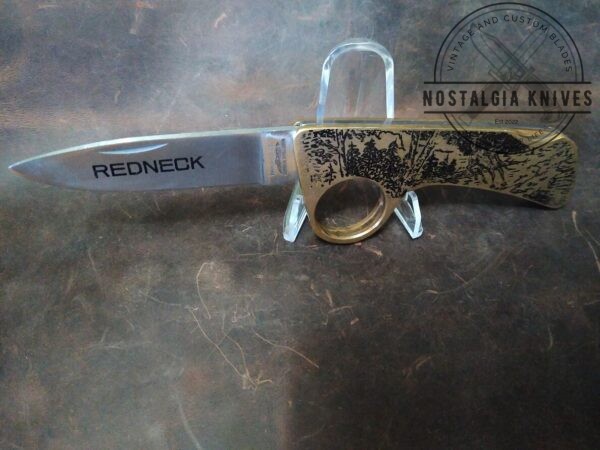 Vintage Parker Cutlery Co. ‘Redneck’ lockback single blade pocket knife[Used – Near Mint Cond.] Collectible Knives boker