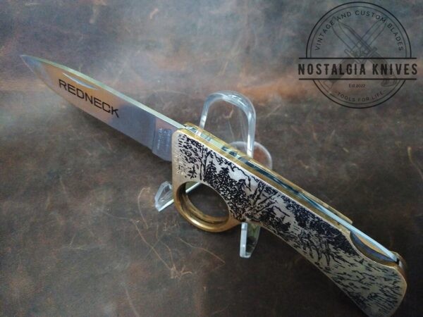 Vintage Parker Cutlery Co. ‘Redneck’ lockback single blade pocket knife[Used – Near Mint Cond.] Collectible Knives boker