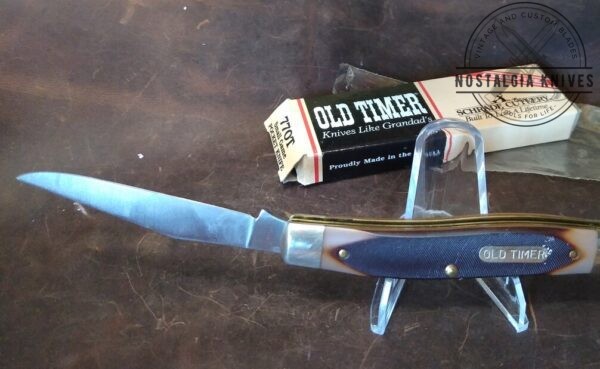 Vintage Schrade USA Old Timer 77OT Large 2 Blade Improved Muskrat Small Game Pocket Knife In Orig. Packaging [Unused – Pristine Mint Cond.] Collectible Knives boker
