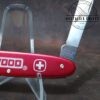 Wenger Aluminum Patriot Swiss Army Knife w/case - Handle Etched 'Curwood - A Bemis Company'[Used - Mint Cond.] - Image 4
