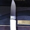 Vintage Sharp 'The Art Of Chokin" Limited Edition Chokin Cutlery Wild Life Series Lockback knife with display case[Unused - Pristine Cond.] - Image 6