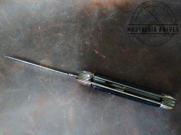 Vintage ‘The Ideal’ Large 2 blade Jack Knife w/ Black Handle [Unused – Mint Cond.] Collectible Knives campgear