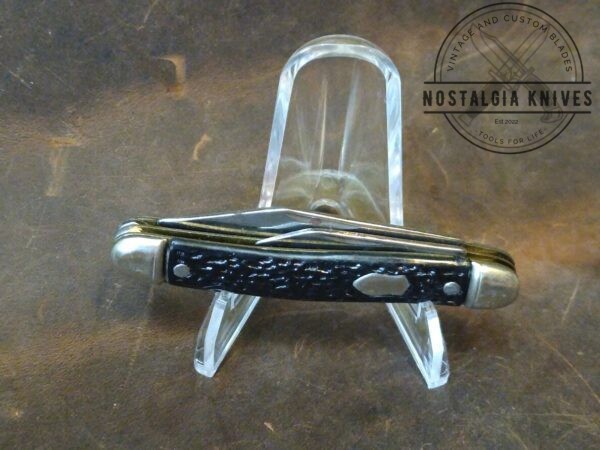 Vintage ‘The Ideal’ Small 2 blade Jack Knife w/ Black Handle [Unused – Pristine Cond.] Collectible Knives boker