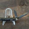 Vintage 'The Ideal' Small 2 blade Jack Knife w/ Black Handle [Unused - Pristine Cond.]