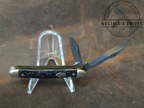 Vintage ‘The Ideal’ Small 2 blade Jack Knife w/ Black Handle [Unused – Pristine Cond.] Collectible Knives boker