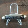 Vintage 'The Ideal' Small 2 blade Jack Knife w/ Black Handle [Unused - Pristine Cond.] - Image 6