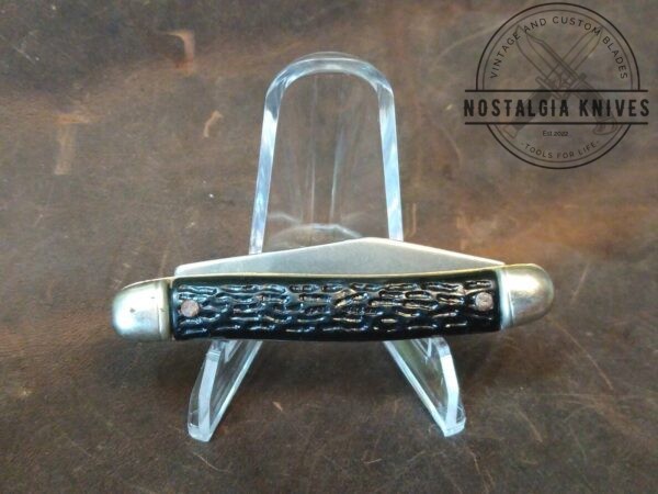 Vintage ‘The Ideal’ Small 2 blade Jack Knife w/ Black Handle [Unused – Pristine Cond.] Collectible Knives boker