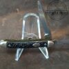 Vintage 'The Ideal' Small 2 blade Jack Knife w/ Black Handle [Unused - Pristine Cond.] - Image 7
