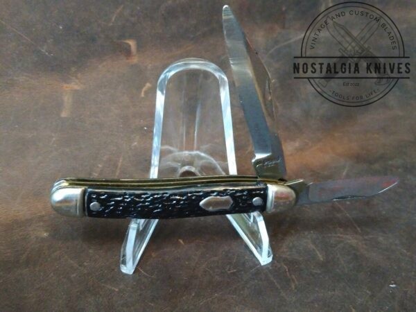 Vintage ‘The Ideal’ Small 2 blade Jack Knife w/ Black Handle [Unused – Pristine Cond.] Collectible Knives boker