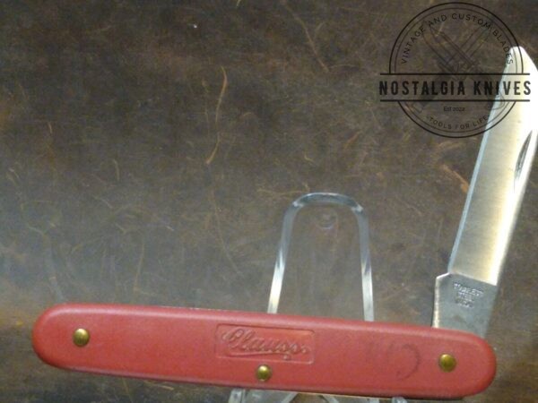 Vintage Clauss Single Blade Floral Knife – Made in the USA [Used – Excellent Cond.] Clauss Cutlery boker