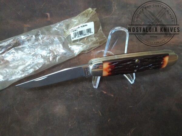 Vintage Camillus Cutlery Company New York, USA 1988 Jumbo Muskrat Pocket Knife – CMSMK1[Unused – Pristine Mint Cond.] Camillus Cutlery boker