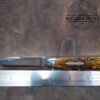 Vintage Cattaraugus, Little Valley, USA - Swellend, Worm Groove Bone Handle Jack-knife[Used - Near Mint Cond.] - Image 12