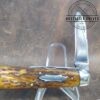 Vintage Cattaraugus, Little Valley, USA - Swellend, Worm Groove Bone Handle Jack-knife[Used - Near Mint Cond.] - Image 10
