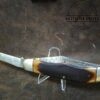 Vintage Schrade USA Old Timer 25OT Large Folding Trapper Knife - Sawcut Delrin Scales[Used - Good Cond.] - Image 7
