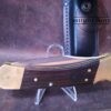 Vintage Buck 110 (3 Dot/Yr. 1980) Folding Hunter Lock-back Knife With Leather Sheath - Made in USA[Used - Pristine Mint Cond.]