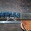 Valley Forge, Newark NJ - 7.5" Fixed-Blade Drop-Point Knife with Brown Leather Belt Sheath[Unused]. - Image 3