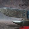 Valley Forge, Newark NJ - 7.5" Fixed-Blade Drop-Point Knife with Brown Leather Belt Sheath[Unused]. - Image 5