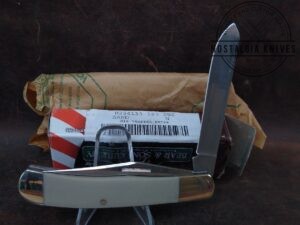 Bear & Sons Cutlery Large G10 Trapper Knife with Orig. Box and Paperwork [Unused - Pristine Mint Cond.]