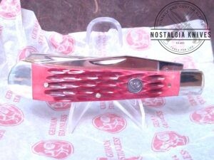 Hen & Rooster™ HRI312-RPB 4.125"Red Pick Bone 2 Blade Trapper 4116gs  [Unused-Pristine Mint Cond.]