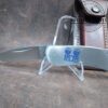 Vintage Zippo - Made by Case 'Fordway gumball' adv. - Lockback knife with orig. leather sheath[Used - Pristine Mint Cond.]