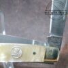 Owl Head, Munich Iron Works Solingen, Germany - Pearl Handle 3 Blade Stockman Pocket Knife[Used - Pristine Mint Cond.] - Image 6