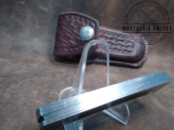 Vintage Camillus Silver Sword Brand, 2 Blade Pocket Knife with leather sheath[Used – Excellent Cond.] Camillus Cutlery camillus