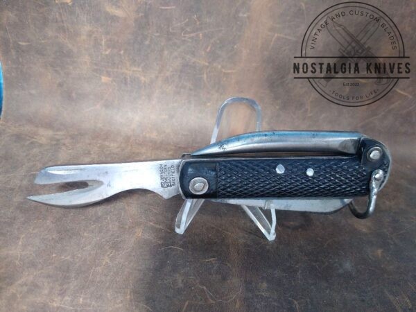 Rare Johnson Western Works Sheffield, 1943 Sailors/Rigging Knife with Marlin spike[Used – Excellent Cond.] Collectible Knives boker