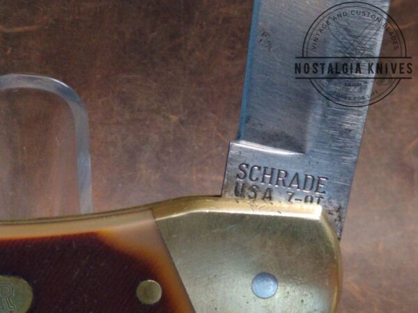 Vintage Schrade Old Timer, Made in U.S.A. 7-OT Large Lock-back Knife [Used – Excellent Cond.] Collectible Knives boker