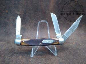 Vintage Sears Craftsman 9546 'Old Crafty' Medium Stockman 3 blade pocket knife [Used - Mint Cond.]