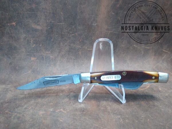 Vintage Sears Craftsman 9546 ‘Old Crafty’ Medium Stockman 3 blade pocket knife [Used – Mint Cond.] Collectible Knives boker