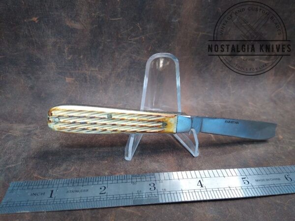 Cherokee ‘Wild Bear’ 2 blade Razor pocket knife – Surgical Steel Blades[Unused – Pristine Mint Cond.] Cherokee boker