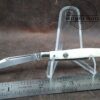 Vintage Imperial Frontier 2 blade Jack Knife w/White Cracked Ice Handle[Unused - Pristine Mint Cond.]