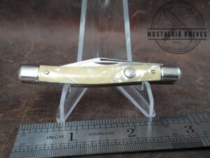 Vintage Imperial Frontier 2 blade Jack Knife w/Yellow Cracked Ice Handle[Unused - Pristine Mint Cond.]