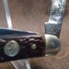 Vintage Böker USA Tree Brand Jigged Bone Handle 8588 medium 3 Blade Stockman Knife - 1983  [Used - Very Good Cond.] - Image 2