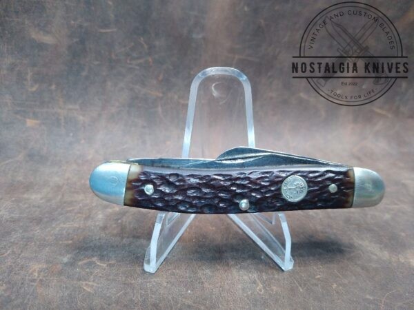 Vintage Böker USA Tree Brand Jigged Bone Handle 8588 medium 3 Blade Stockman Knife – 1983  [Used – Very Good Cond.] Böker boker